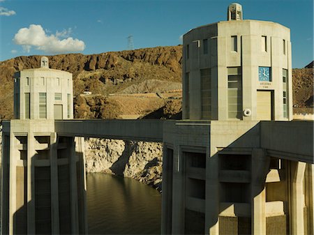 rural american and family - Water turbine towers, Arizona side Stock Photo - Rights-Managed, Code: 845-03463690