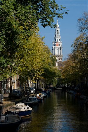 park amsterdam - Canal view with Zuiderkerk (the southern church), Amsterdam. Stock Photo - Rights-Managed, Code: 845-03463738