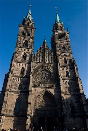 Lorenz Kirche (St Lawrence Church), Nuremberg. Foto de stock - Con derechos protegidos, Código: 845-03463758