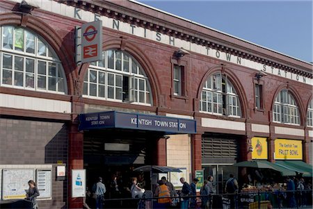 Kentish Town underground station, Kentish Town, London Stock Photo - Rights-Managed, Code: 845-03463878