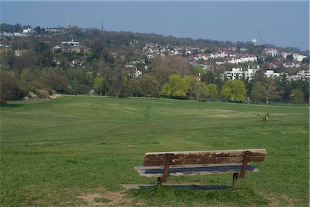 simsearch:845-03777435,k - View over Hampstead Heath towards Highgate, London Fotografie stock - Rights-Managed, Codice: 845-03463870