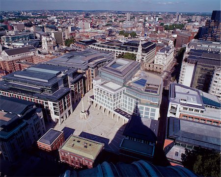 simsearch:845-03463487,k - Paternoster Square, vue aérienne de Londres Photographie de stock - Rights-Managed, Code: 845-03552431