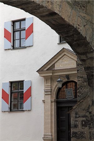 Traditional building in Weilheim, Bavaria Foto de stock - Con derechos protegidos, Código: 845-03552538