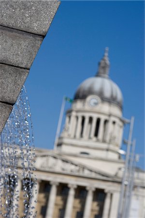 simsearch:845-03464631,k - Old Market Square, Nottingham, England. RIBA Award winning redevelopment.  Architects: Gustafson Porter Foto de stock - Direito Controlado, Número: 845-03552580