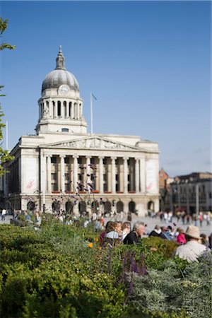 simsearch:845-04827132,k - Old Market Square, Nottingham, England. RIBA Award winning redevelopment.  Architects: Gustafson Porter Stock Photo - Rights-Managed, Code: 845-03552590