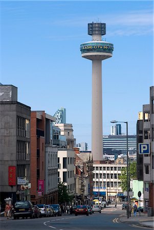 simsearch:845-05837947,k - View of the city towards Liverpool One shopping area, Liverpool, Merseyside, England Foto de stock - Direito Controlado, Número: 845-03552618