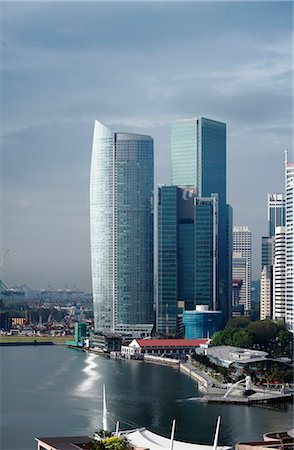 Le voile, Marina Bay, Singapour. Architectes : NBBJ Photographie de stock - Rights-Managed, Code: 845-03552744