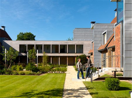 Trinity Hall, Student accommodation, Cambridge University, Cambridge.  Architects: RH Partnership Architects Stock Photo - Rights-Managed, Code: 845-03553111