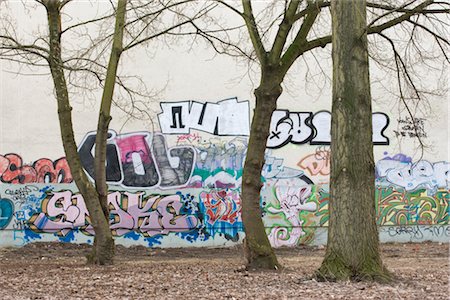 Mur de graffitis, Berlin. Photographie de stock - Rights-Managed, Code: 845-03720647