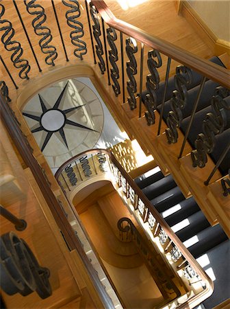 stairs in house design - House in Chelsea, London. Architects: Chris Dyson Architects Stock Photo - Rights-Managed, Code: 845-03720704