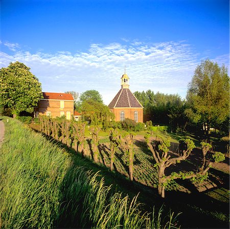 simsearch:845-03552840,k - Gelderland, church of Boven-Leeuwen village. Stock Photo - Rights-Managed, Code: 845-03720988