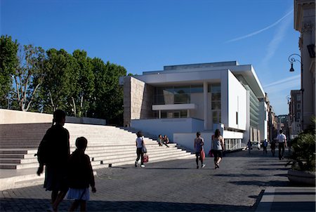 richard meier - Ara Pacis Museum, Rome. Architects: Richard Meier Foto de stock - Con derechos protegidos, Código: 845-03721060