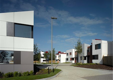 simsearch:845-04826534,k - Oxley Woods, Milton Keynes. Architects: Rogers, Stirk, Harbour and Partners with George Wimpey Homes. Stock Photo - Rights-Managed, Code: 845-03777273