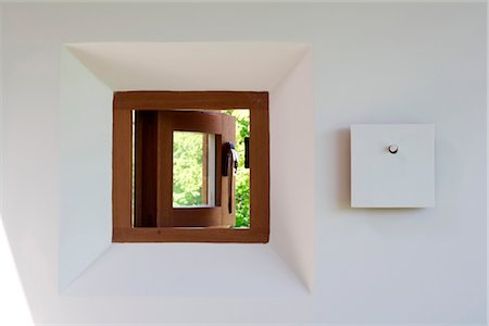 Small modern open window. Architects: Studio KAP Architects Stock Photo - Rights-Managed, Code: 845-03777456