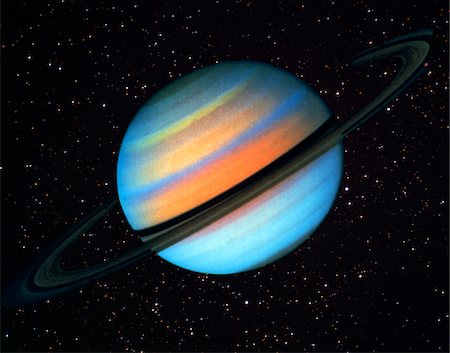 SATURN THE SIXTH PLANET IN THE SOLAR SYSTEM Stock Photo - Rights-Managed, Code: 846-05647298