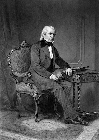1800s - 1840s PORTRAIT ENGRAVING OF JAMES POLK 11th AMERICAN PRESIDENT Stock Photo - Rights-Managed, Code: 846-05648008