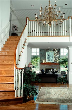1980s FOYER AND STAIRCASE Stock Photo - Rights-Managed, Code: 846-06111736