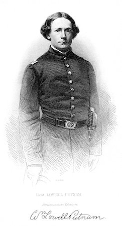 DER 1800ER 1860ER JAHRE PORTRAIT LIEUTENANT LOWELL PUTNAM 15. MASSACHUSETTS FREIWILLIGE STARB AN WUNDEN 21. OKTOBER 1861 SCHLACHT BEI BALLS BLUFF VIRGINIA Stockbilder - Lizenzpflichtiges, Bildnummer: 846-06112333