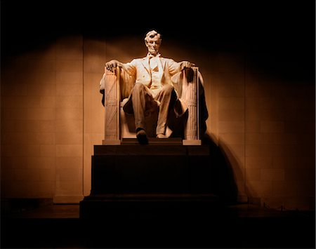 PRÄSIDENT LINCOLN MEMORIAL STATUE WASHINGTON DC Stockbilder - Lizenzpflichtiges, Bildnummer: 846-02794412