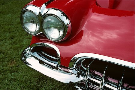 1958 CORVETTE HEADLIGHTS Stock Photo - Rights-Managed, Code: 846-02794634