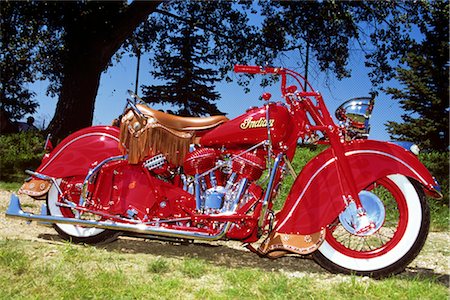 1958 INDIAN MOTORCYCLE Stock Photo - Rights-Managed, Code: 846-02794639