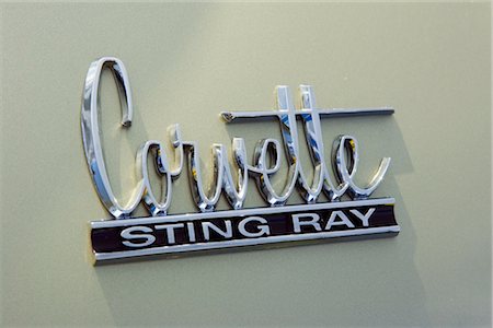 CORVETTE STING RAY LOGO Stock Photo - Rights-Managed, Code: 846-02794678