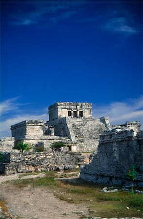 simsearch:846-02795045,k - MAYA RUINES DE TULUM, MEXIQUE YUCATAN Photographie de stock - Rights-Managed, Code: 846-02795031