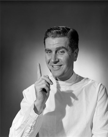 1950s DOCTOR FINGER POINT ADVICE Stock Photo - Rights-Managed, Code: 846-02795418