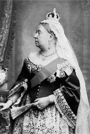 PORTRAIT PROFILE QUEEN VICTORIA RULED FROM 1837 - 1901 ENGLAND BRITISH EMPIRE VICTORIAN ERA Stock Photo - Rights-Managed, Code: 846-02796401