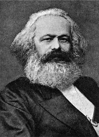 simsearch:846-02796424,k - KARL MARX 1818-1883 GERMAN PHILOSOPHER ECONOMIST REVOLUTIONARY WITH FRIEDRICH ENGELS WROTE COMMUNIST MANIFESTO Stock Photo - Rights-Managed, Code: 846-02796454