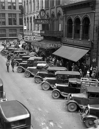1936 DOWNTOWN MAIN STREET KNOXVILLE TENNESSEE Foto de stock - Con derechos protegidos, Código: 846-02796473