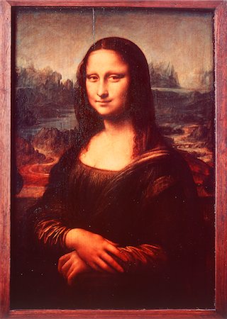 MONA LISA DE LÉONARD DE VINCI Photographie de stock - Rights-Managed, Code: 846-02793884