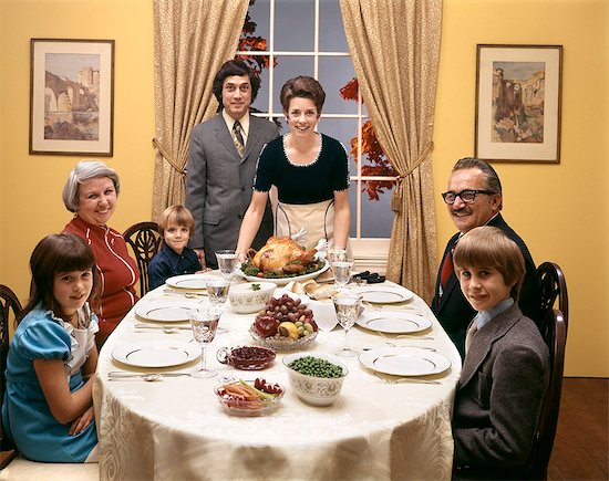 1970s FAMILY DINNER Stock Photo - Premium Rights-Managed, Artist: ClassicStock, Image code: 846-03164124