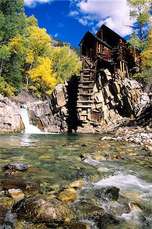 DEAD HORSE MILL BY CRYSTAL RIVER COLORADO Stock Photo - Rights-Managed, Code: 846-03164908