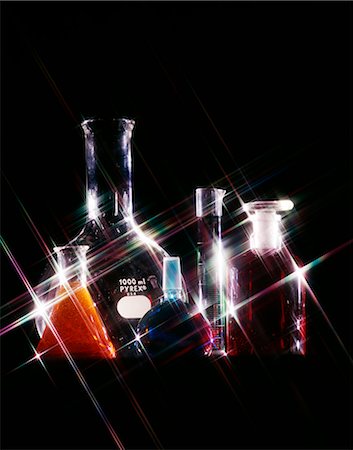 1970s LABORATORY BEAKERS TEST TUBES CHEMICALS STILL LIFE Stock Photo - Rights-Managed, Code: 846-03164924