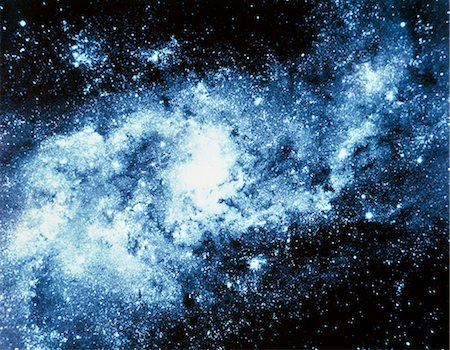 effect - SPIRAL NEBULA IN TRIANGULUM WITH BLUE FILTER EFFECT Stock Photo - Rights-Managed, Code: 846-03165152