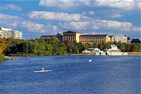 piedra angular - ROWING ON SCHUYLKILL RIVER PHILADELPHIA, PHILADELPHIA Foto de stock - Con derechos protegidos, Código: 846-03165218