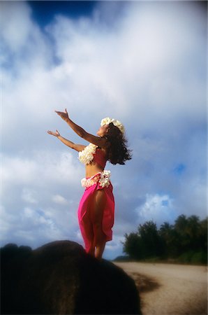 pacific girls photo - HULA DANCER HAWAII Stock Photo - Rights-Managed, Code: 846-03165255