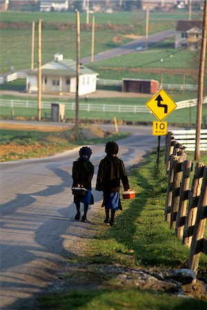 AMISH FARMLAND LANCASTER COUNTY PENNSYLVANIA Stock Photo - Rights-Managed, Code: 846-03165271