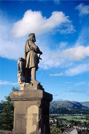 scotland united - SCOTLAND STATUE OF ROBERT THE BRUCE DEFEATED THE ENGLISH AT BANNOCK BURN Stock Photo - Rights-Managed, Code: 846-03165409
