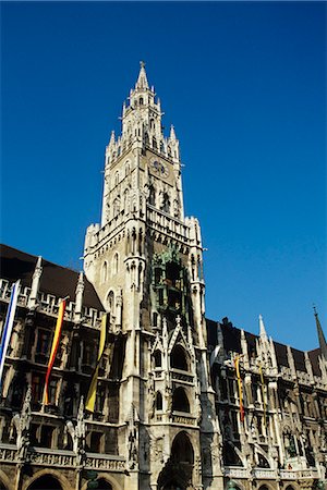 simsearch:846-05645684,k - MUNICH, ALLEMAGNE NEUES RATHAUS NOUVELLE MAIRIE Photographie de stock - Rights-Managed, Code: 846-03165482