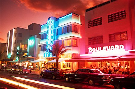 southern states - ART DECO MIAMI BEACH FLORIDA Stock Photo - Rights-Managed, Code: 846-03165771