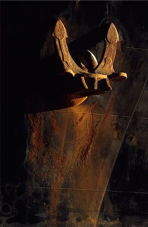 CLOSE-UP OF SHIP'S ANCHOR Stock Photo - Rights-Managed, Code: 846-03165922