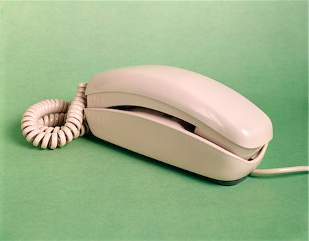 1960ER JAHRE TRIMLINE CORDED TELEFON BEIGE Stockbilder - Lizenzpflichtiges, Bildnummer: 846-03166040