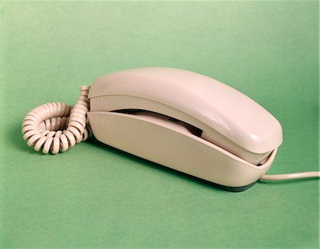 1960s TRIMLINE CORDED TELEPHONE BEIGE Stock Photo - Rights-Managed, Code: 846-03166040