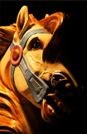 simsearch:846-03164081,k - 1990s CAROUSEL HORSE HEAD Stock Photo - Rights-Managed, Code: 846-03163140