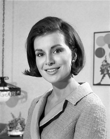 1960s BRUNETTE WOMAN SMILE Stock Photo - Rights-Managed, Code: 846-03163326