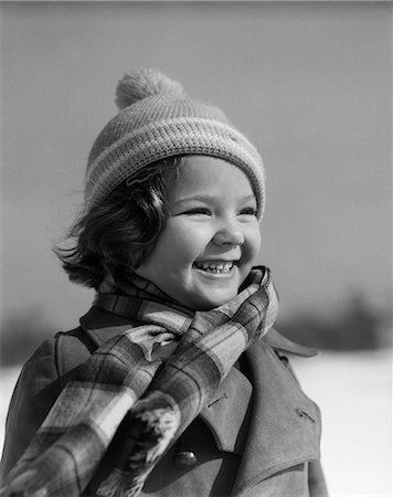 1930s CHILD SMILING WINTER CLOTHING Stock Photo - Rights-Managed, Code: 846-03163551