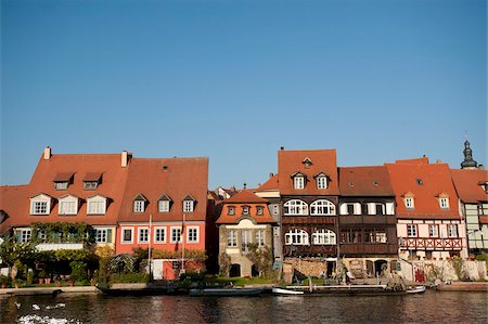 Klein-Venedig (petite Venise), Bamberg, UNESCO World Heritage Site, Bavière, Allemagne, Europe Photographie de stock - Rights-Managed, Code: 841-05784187