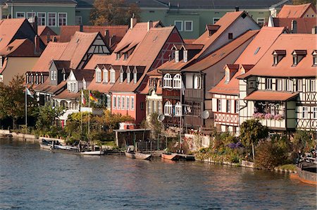 Klein-Venedig (Little Venice), Bamberg, Bavaria, Germany, Europe Fotografie stock - Rights-Managed, Codice: 841-05784182